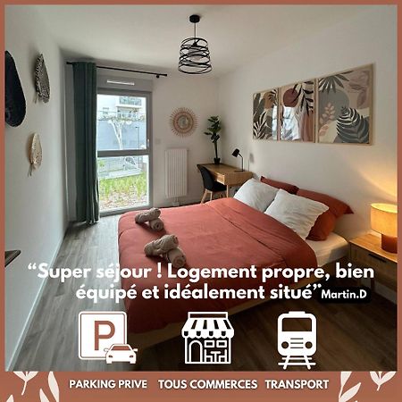 T3 Moderne - Proche Tram - Parking Prive Apartment Angers Bagian luar foto